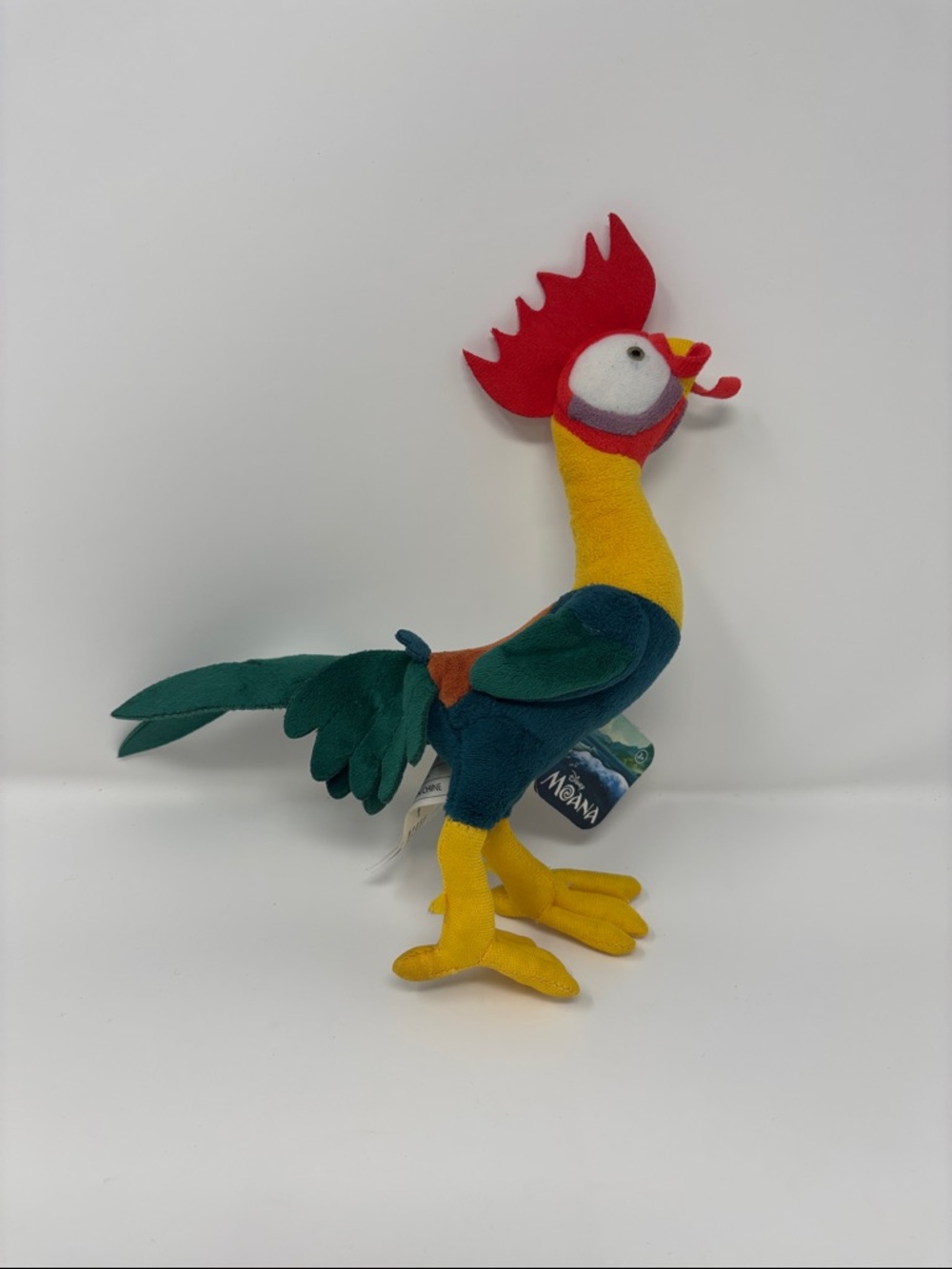 Disney Hei Hei Plush in Yellow, Red, Green, Blue